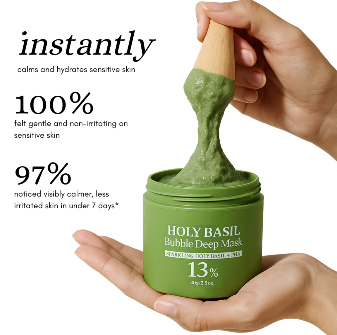 Holy Basil Bubble Mask