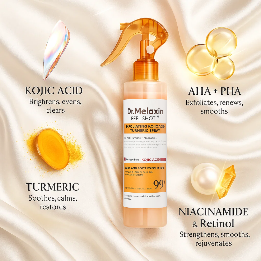 Dr. Melaxin Peel Shot Exfoliating Kojic Acid Turmeric Spray